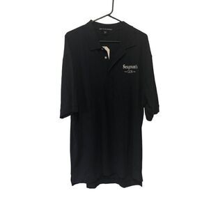 Devon & Jones XL Extra Large Seagram's Gin Navy Polo NWT